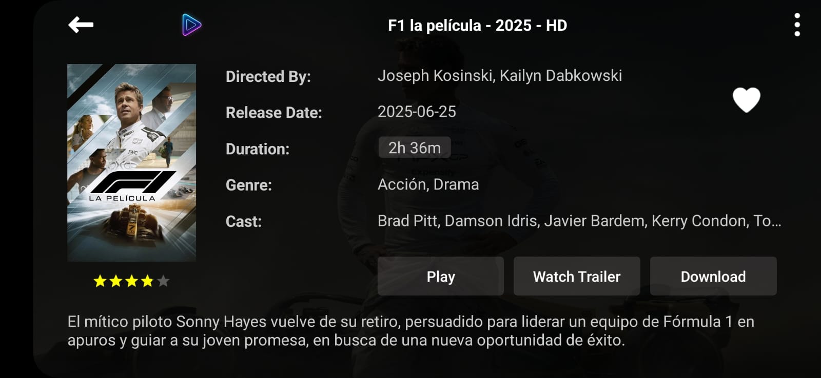 Ficha de película — Play, Trailer y Download