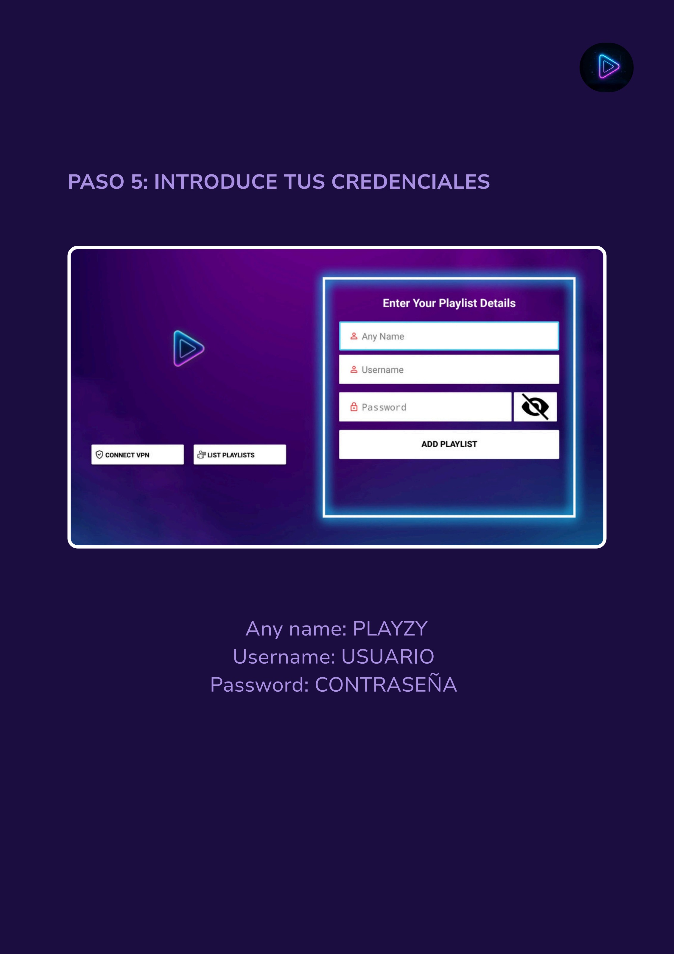 Completa el formulario con los datos que recibiste por WhatsApp