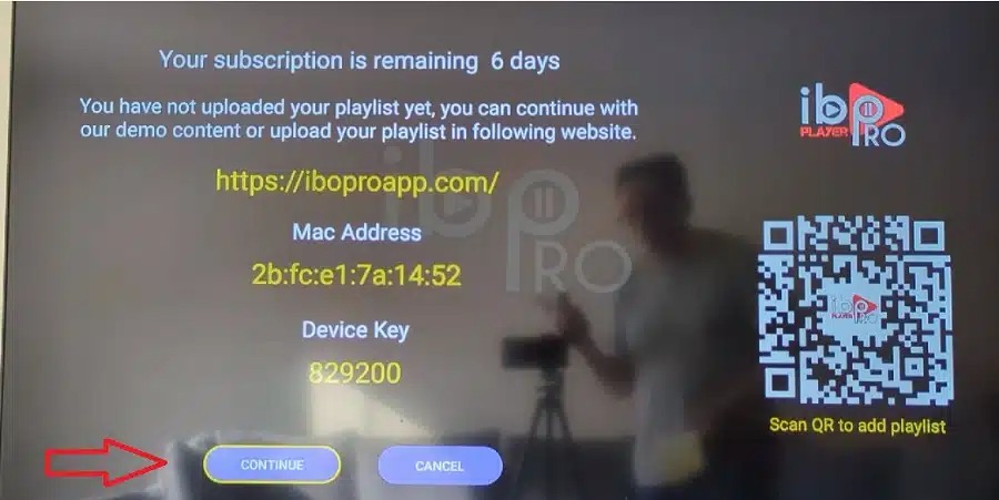 Los códigos aparecen en la pantalla de inicio de la app
